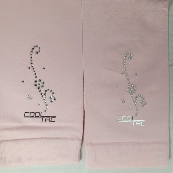 Cooltac UV Arm Guards Pink Cooling Sweat Absorb Moisture Control Size S - Picture 2 of 5
